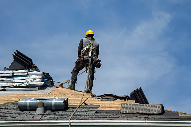 Professional Roof Replacement technician working in Chester, CT